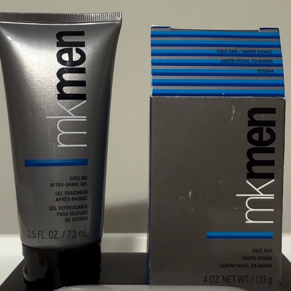 Mary Kay MKMen Face Bar 4 Oz + Cooling After Shave Gel 2.5 Oz NOS Discontinued - Picture 1 of 7